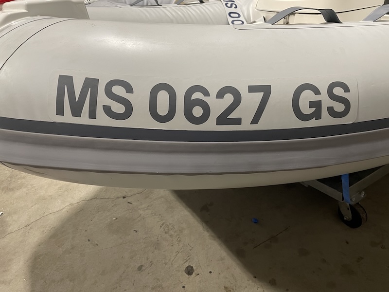 Hypalon Registration Number Plates